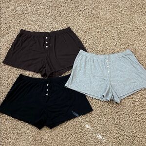 Set of three GapBody sleep shorts